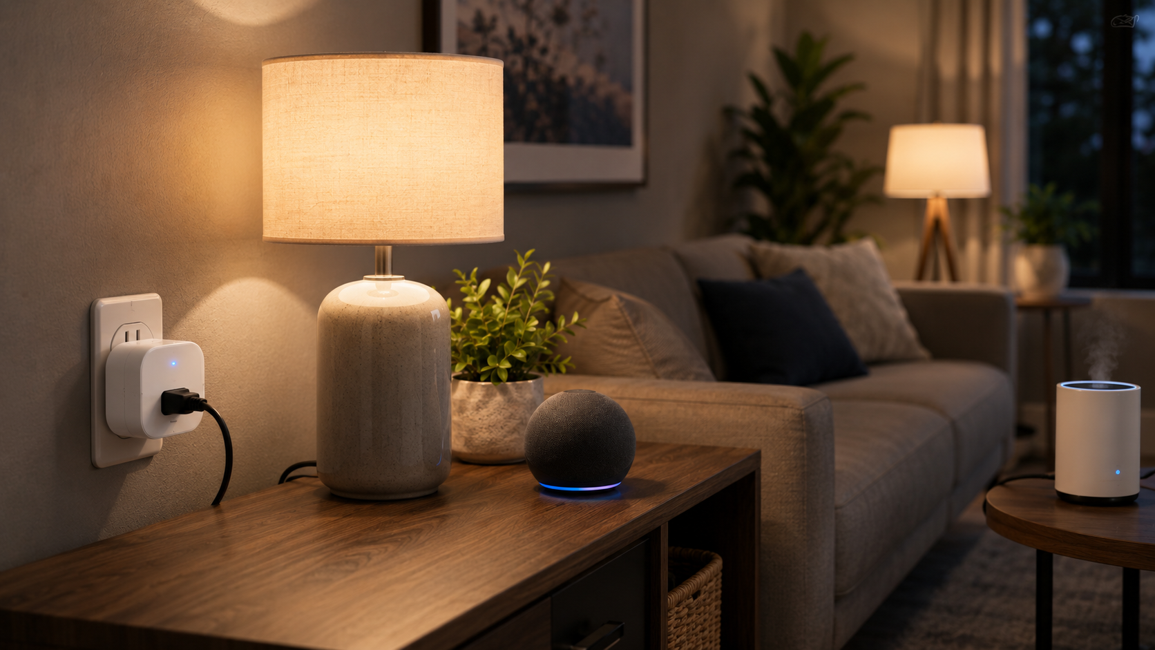 Editorial image of smart plugs and home automation